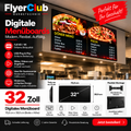 32 Zoll Digitales Menüboard