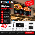 43 Zoll Digitales Menüboard